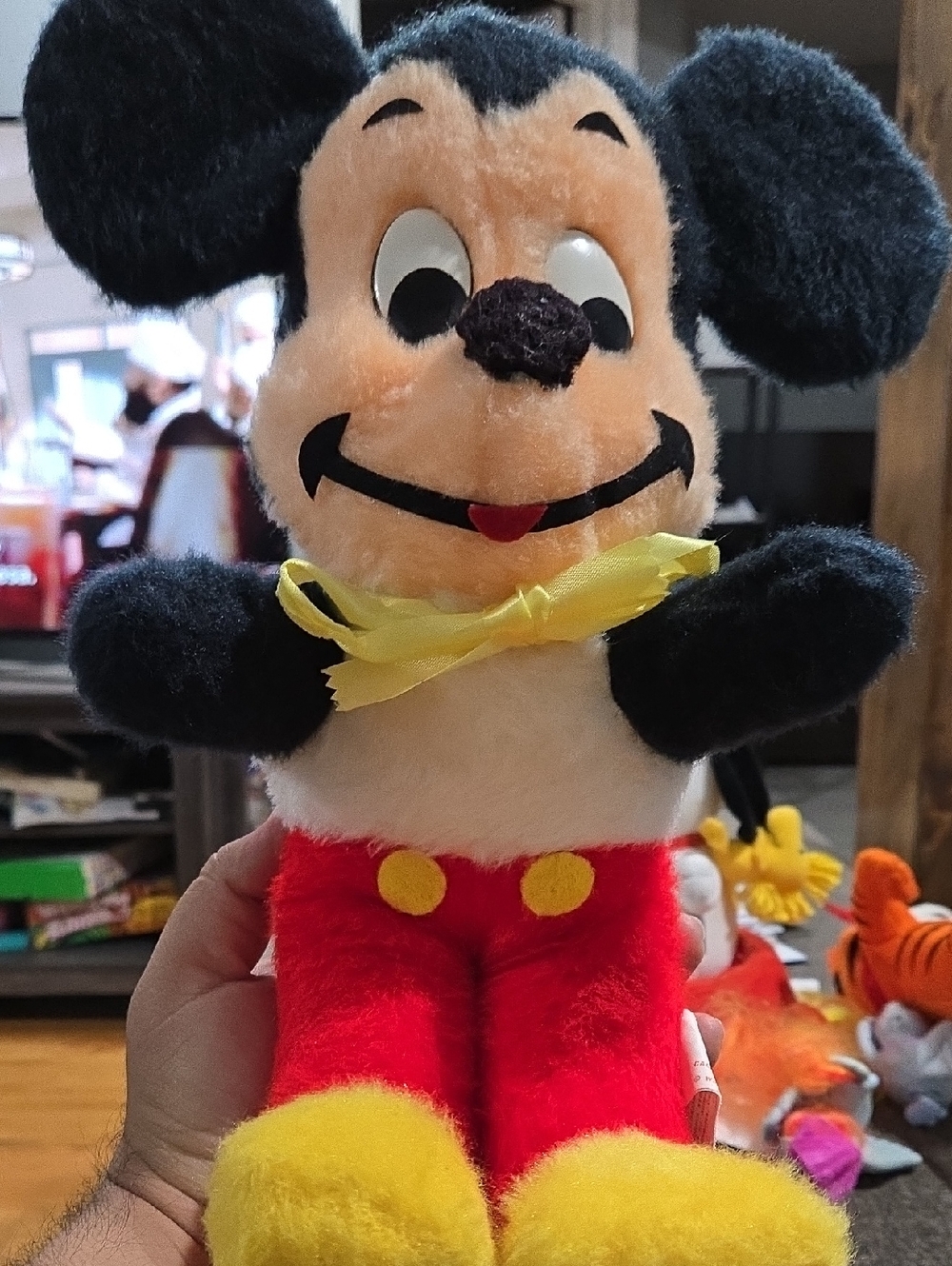 WALT DISNEY VINTAGE PLUSH MICKEY MOUSE CHARACTERS CALIFORNIA STUFFED TOYS